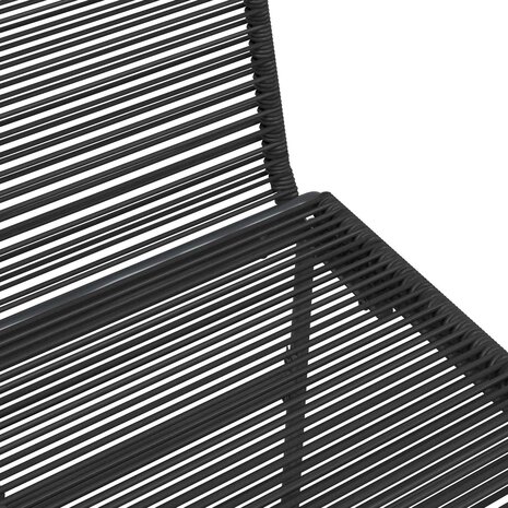 Tuinstoelen 2 pcs Zwart 48 x 55 x 89,5 cm Rattan 8