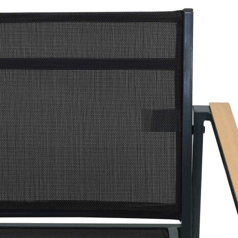 Tuinstoelen 2 pcs Zwart en Anthraciet 53,5 x 59 x 77 cm 5