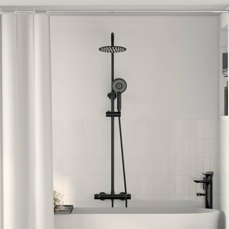 Thermostatisch Douchesysteem Set Messing en Roestvrij staal 1