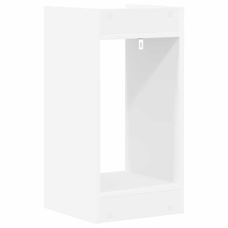 Plantenstandaard Wit 30 x 30 x 60 cm Geconstrueerd hout 6