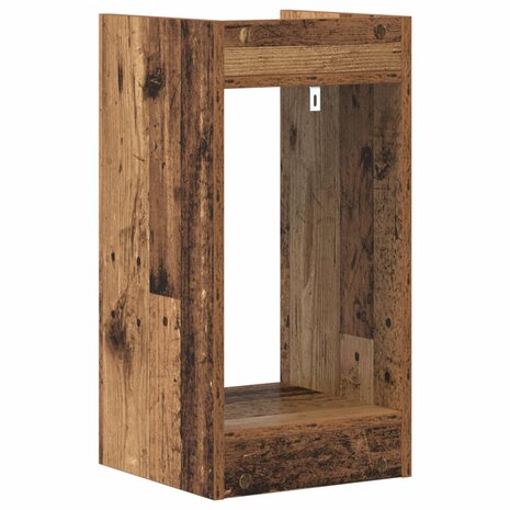 Plantenstandaard Oudhout 30 x 30 x 60 cm Geconstrueerd hout 6