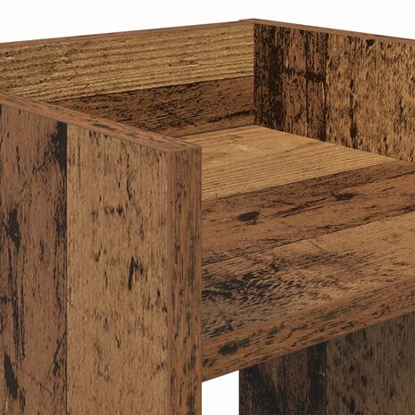 Plantenstandaard Oudhout 30 x 30 x 60 cm Geconstrueerd hout 7
