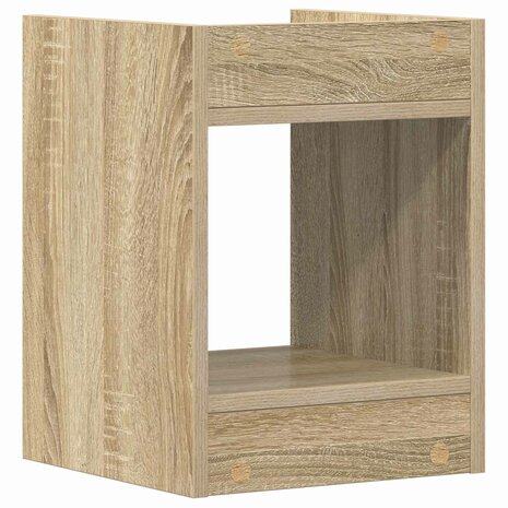 Plantenstandaard met plank Sonoma Eiken 30 x 30 x 40 cm 6