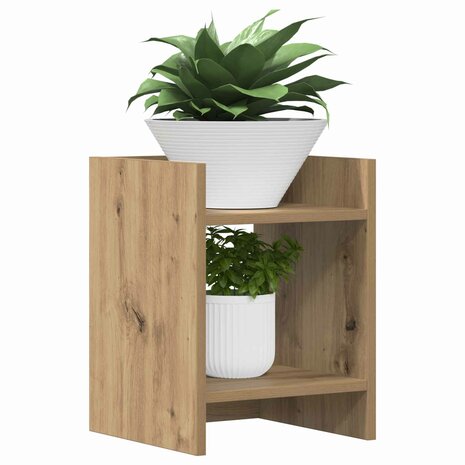 Plantenstandaard Artisan Eik 30 x 30 x 40 cm Geconstrueerd hout 3
