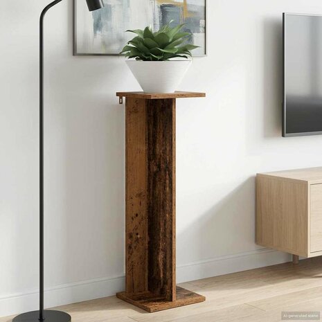 Plantenstandaard Oudhout 25 x 25,5 x 80,5 cm Geconstrueerd hout 1