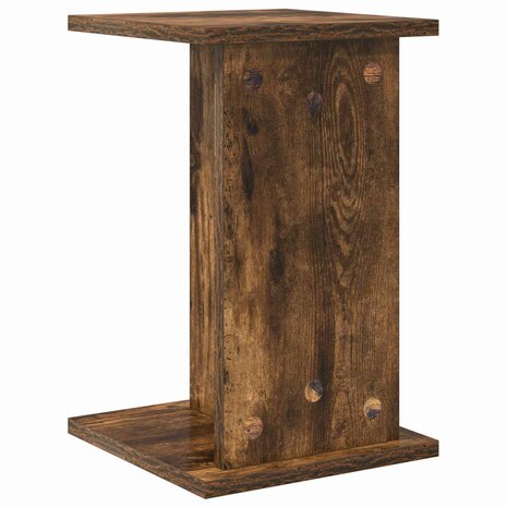 Plantenstandaard 2 pcs Gerookte Eik 25 x 25,5 x 40,5 cm 7