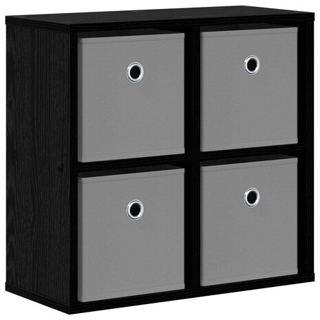 Dressoir met lade Zwart Eiken 49,5 x 22 x 47 cm 2