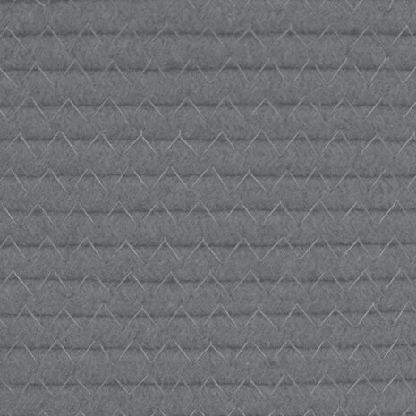 Opbergmand &Oslash; 40x35 cm katoen grijs en wit 7