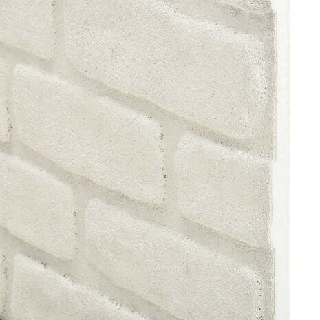 Wandpanelen 10 pcs Wit 100 x 50 cm EPS-schuim 3