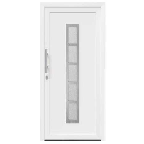 Voordeur Wit 98 x 200 cm PVC 7