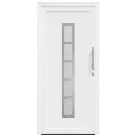 Voordeur Wit 88 x 200 cm PVC 7