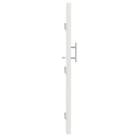 Voordeur Wit 88 x 200 cm PVC 9
