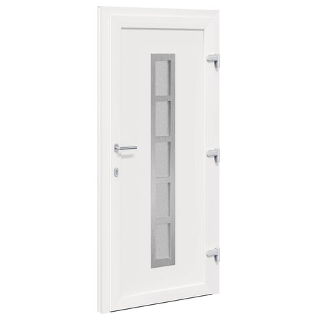 Voordeur Wit 98 x 200 cm PVC 10