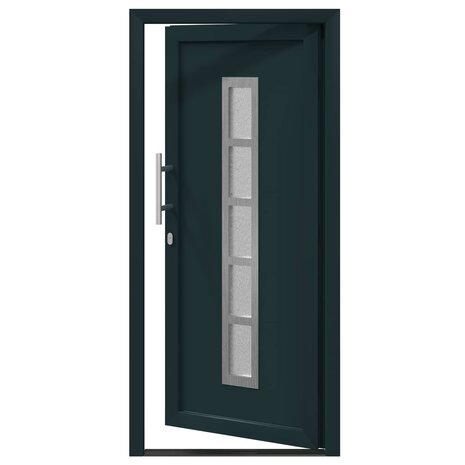 Voordeur Antracietkleurig 98 x 200 cm PVC 6