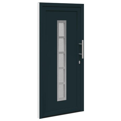 Voordeur Antracietkleurig 108 x 208 cm PVC 5