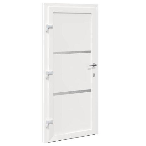 Voordeur Wit 98 x 200 cm PVC 10