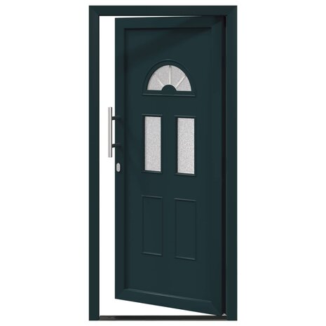 Voordeur Antracietkleurig 98 x 208 cm PVC 6