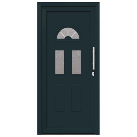 Voordeur Antracietkleurig 98 x 198 cm PVC 7