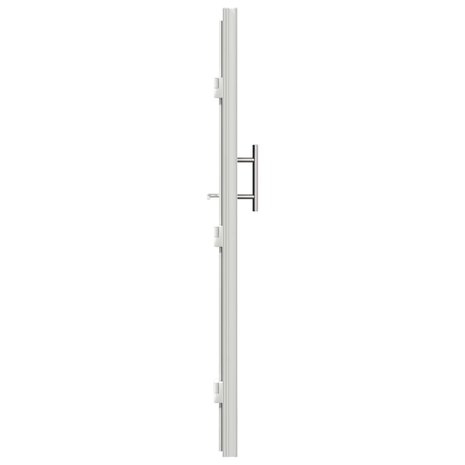 Voordeur Antracietkleurig 98 x 198 cm PVC 9