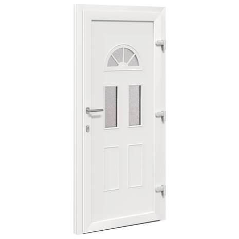 Voordeur Antracietkleurig 98 x 198 cm PVC 10