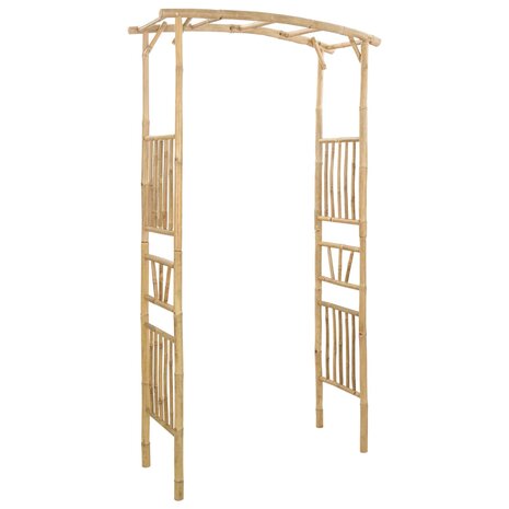 Tuin Boog Naturel 110 x 40 x 205 cm Bamboe 2