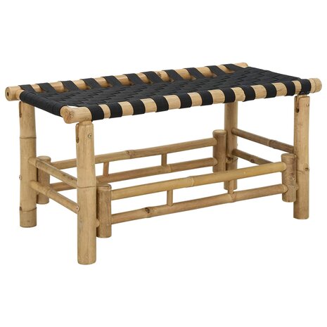 Tuinbank Naturel 80 x 38 x 40 cm Bamboe 2