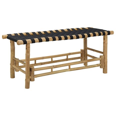 Tuinbank Naturel 110 x 38 x 40 cm Bamboe 2
