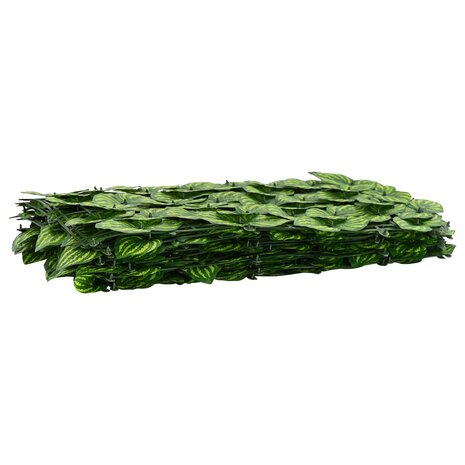 Balkonscherm met bladeren Groen en Geel 200 x 75 cm 2