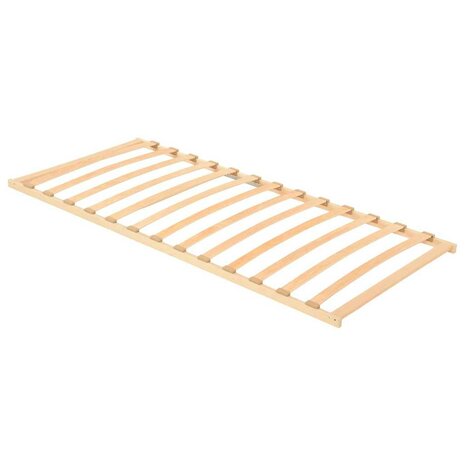 Lattenbodem Bruin 90 x 190 cm Massief beukenhout 1