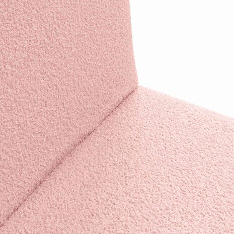 Vloerstoel Roze 54 x 64 x 59 cm Schapenstof 7