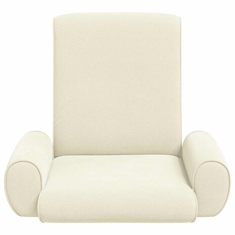 Vloerstoel Cr&egrave;me 68 x 51 x 56 cm Grove Fluweel 4