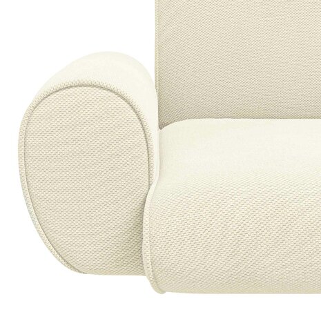 Vloerstoel Cr&egrave;me 68 x 51 x 56 cm Grove Fluweel 7