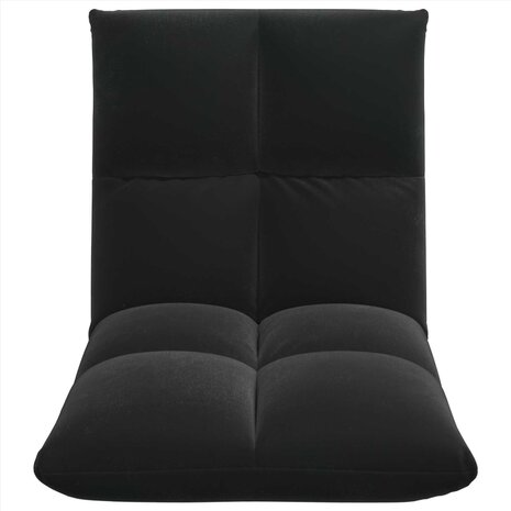 Vloerstoel Zwart 50 x 61 x 57 cm Fluweel 4