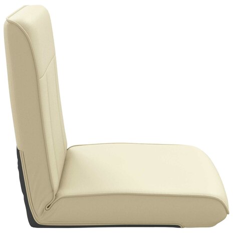 Vloerstoel Cr&egrave;me 50 x 73 x 60 cm Nep Leer 5