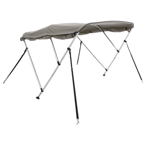 Biminitop 3 bogen met zijwanden 183x(154-167)x137 cm 3