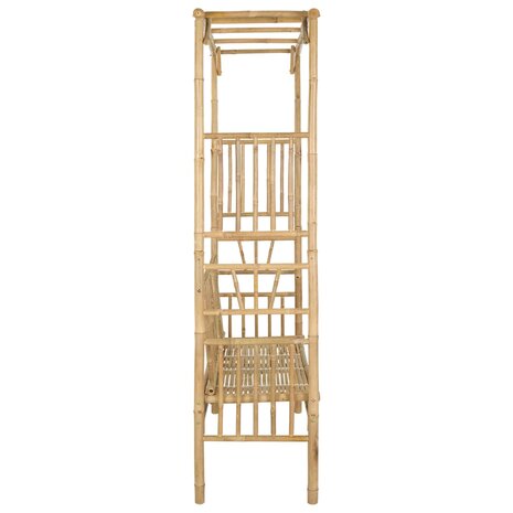 Tuinboog met Bank Naturel 115 x 50 x 205 cm Bamboe 4