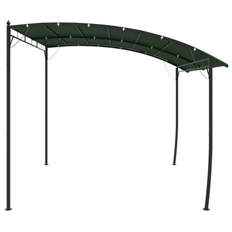 Prieel 3 x 3 x 2,55 m Groen Stof en Aluminium 180 3
