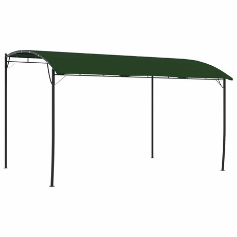 Prieel 4 x 3 x 2,55 m Groen Stof en Aluminium 180 1