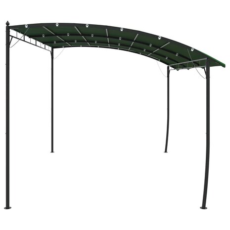 Prieel 4 x 3 x 2,55 m Groen Stof en Aluminium 180 3