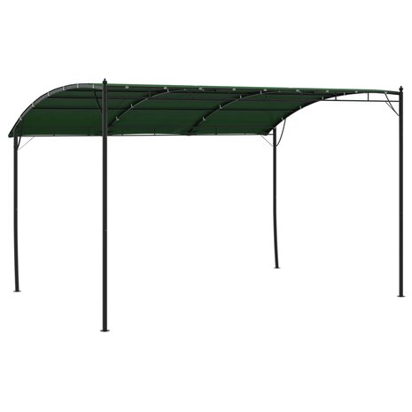 Prieel 4 x 3 x 2,55 m Groen Stof en Aluminium 180 4