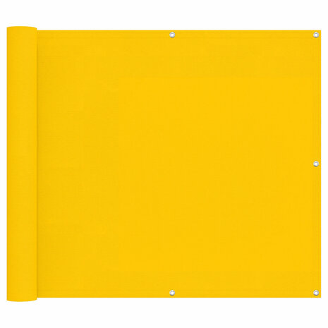 Balkonscherm Geel 100 x 200 cm Oxford Stof 2