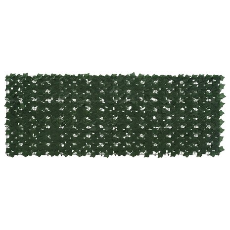 Balkonscherm met bladeren Donkergroen 200 x 75 cm 1
