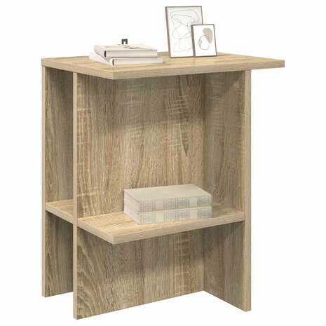 Salontafel Sonoma Eiken 40 x 30 x 49 cm Bewerkt hout 2
