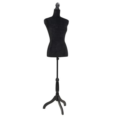 Paspop torso vrouw zwart 1