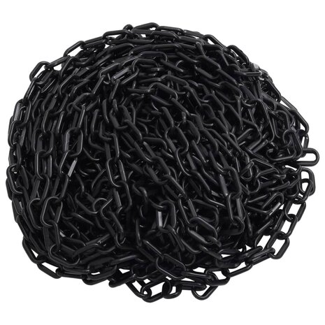 Veiligheidsketting &Oslash; 6 mm 100 m kunststof zwart 1