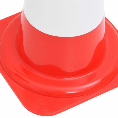 Verkeerskegel 20 st reflecterend 50 cm rood en wit 4
