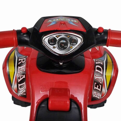 Loopquad met licht en geluid rood 6