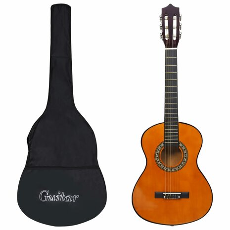 Gitaar klassiek beginner kinderen met tas 1/2 34" 1