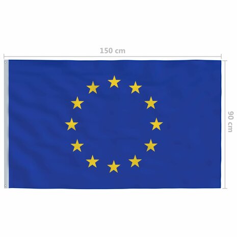 Vlag Europa 90x150 cm 5