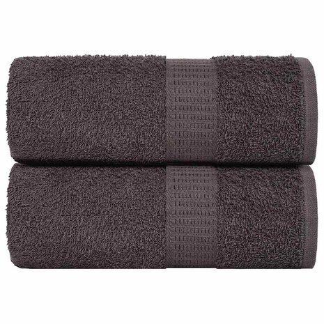 Washandjes FROGN 2 st 30x30 cm 360 g/m&sup2; antraciet 1